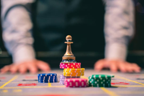 Baccarat table interface showing stake input and player balance display